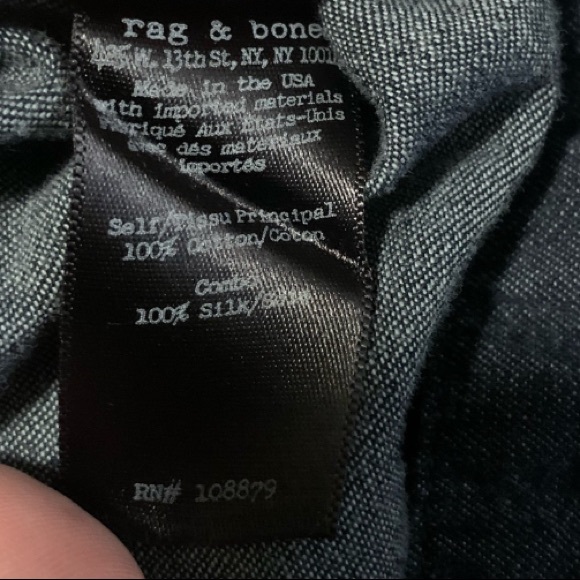 Rag & Bone Ryder Dark Denim Sheath Dress Size XS - Picture 8 of 12